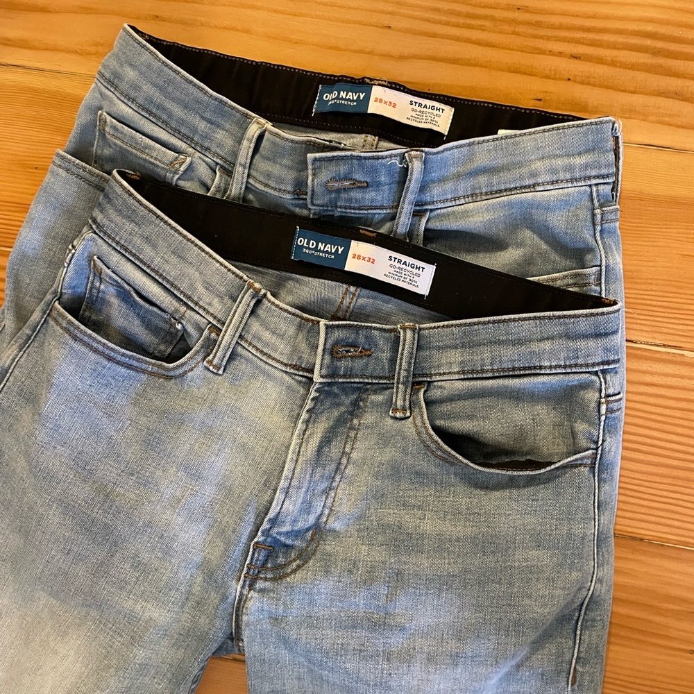 Bundle of Two 360 Stretch Jeans 28x32